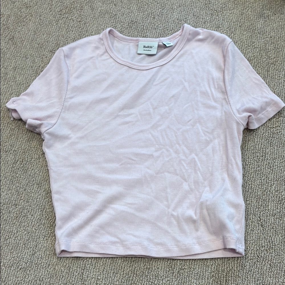 Sundays Best Light Pink Short Sleeve Top